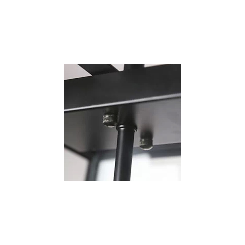 Lampadario rustico Lodge Mini in metallo elettroplaccato, 1 lampadina E26/E27, 78 cm