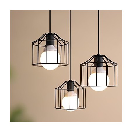 Lampada a sospensione in metallo stile country 1 luce