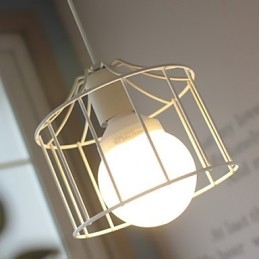 Lampada a sospensione in metallo stile country 1 luce