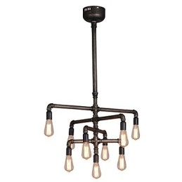 Lampadario a sospensione mini d'epoca con tubo di regolazione lungo