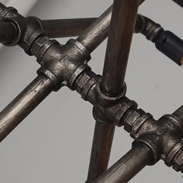Lampadario a sospensione mini d'epoca con tubo di regolazione lungo