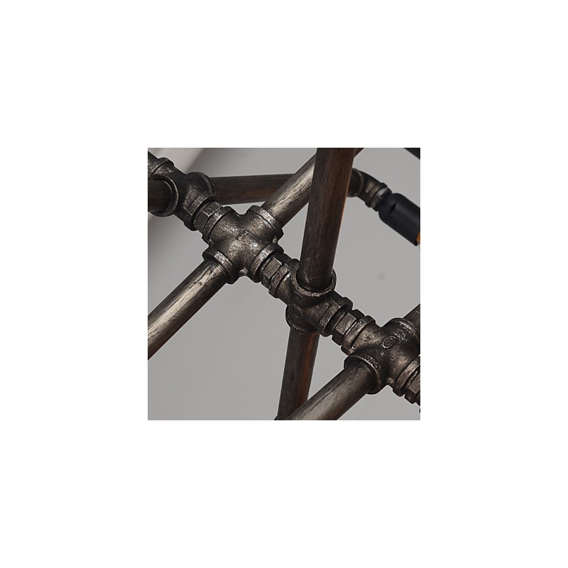 Lampadario a sospensione mini d'epoca con tubo di regolazione lungo