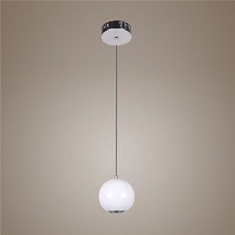Lampada a sospensione LED mini globo bianco e nero