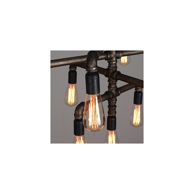Lampadario a sospensione mini d'epoca con tubo di regolazione lungo