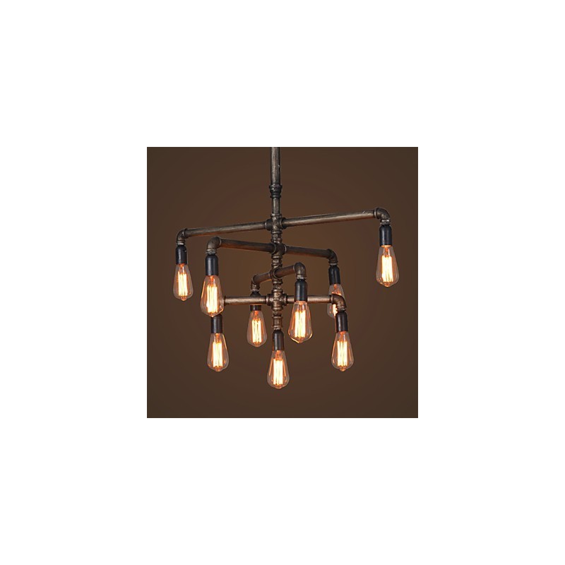 Lampadario a sospensione mini d'epoca con tubo di regolazione lungo