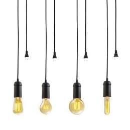 Lampada a sospensione mini vintage in metallo verniciato per garage