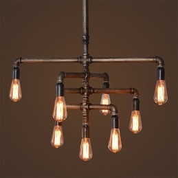 Lampadario a sospensione mini d'epoca con tubo di regolazione lungo
