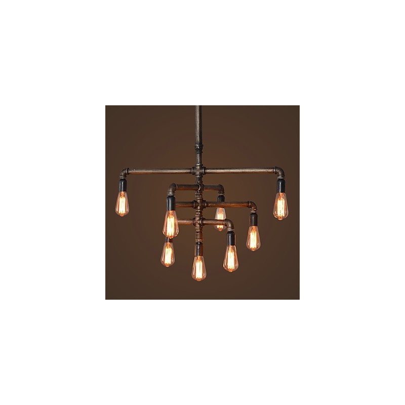 Lampadario a sospensione mini d'epoca con tubo di regolazione lungo