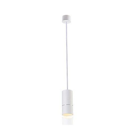 GE 05032 Lampada a sospensione mini LED 8W 136 mm 1 luce bianco polvere in alluminio