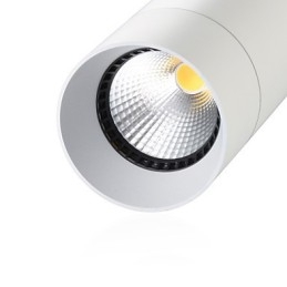 GE 05032 Lampada a sospensione mini LED 8W 136 mm 1 luce bianco polvere in alluminio