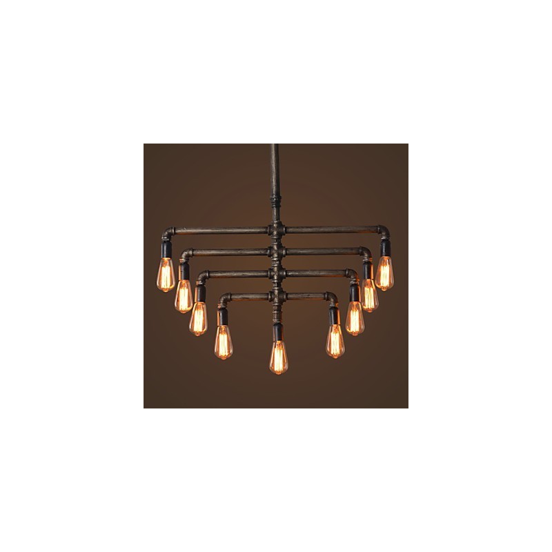 Lampadario a sospensione mini d'epoca con tubo di regolazione lungo