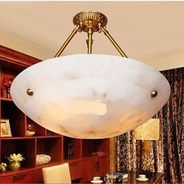 Lampada a sospensione beige in metallo e vetro, 2 lampadine E26/E27, catena regolabile