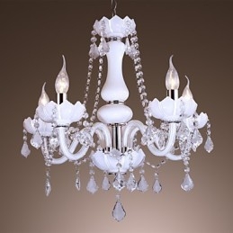 Lampadario a sospensione moderno in cristallo di giada stile europeo