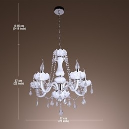Lampadario a sospensione moderno in cristallo di giada stile europeo