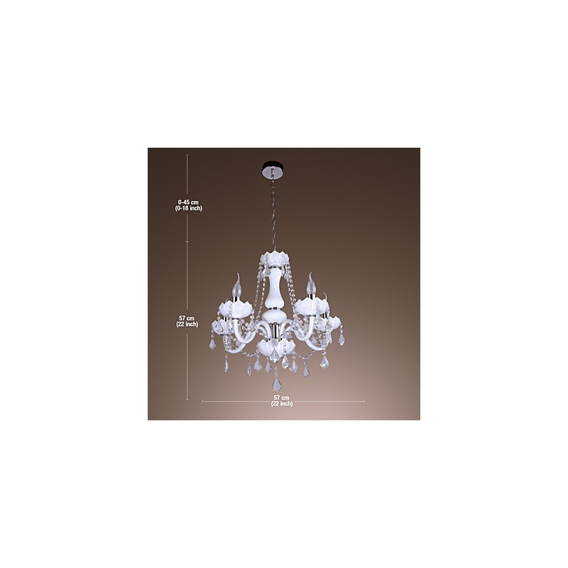Lampadario a sospensione moderno in cristallo di giada stile europeo
