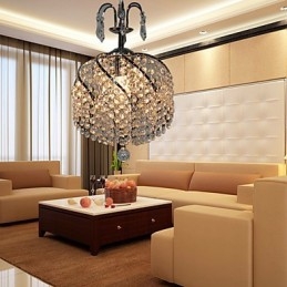 Lampada a sospensione in cristallo elegante, 1 luce