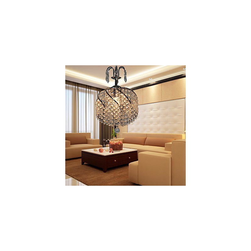 Lampada a sospensione in cristallo elegante, 1 luce