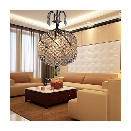 Lampada a sospensione in cristallo elegante, 1 luce