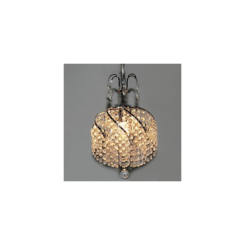 Lampada a sospensione in cristallo elegante, 1 luce