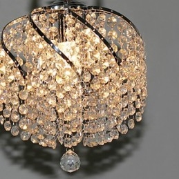 Lampada a sospensione in cristallo elegante, 1 luce