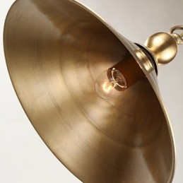 Lampada a sospensione classica in ottone, stile mini, metallo