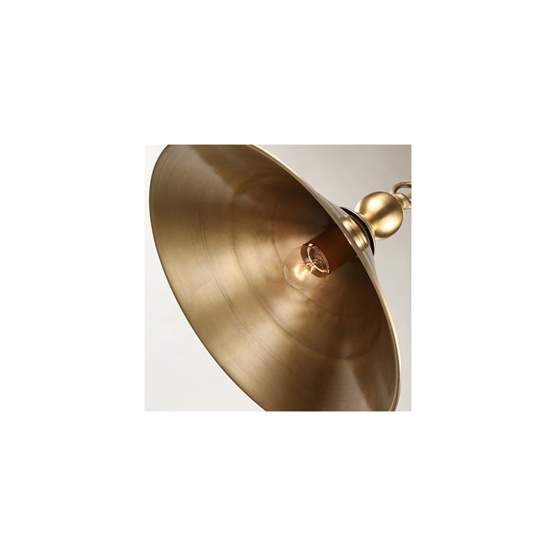 Lampada a sospensione classica in ottone, stile mini, metallo
