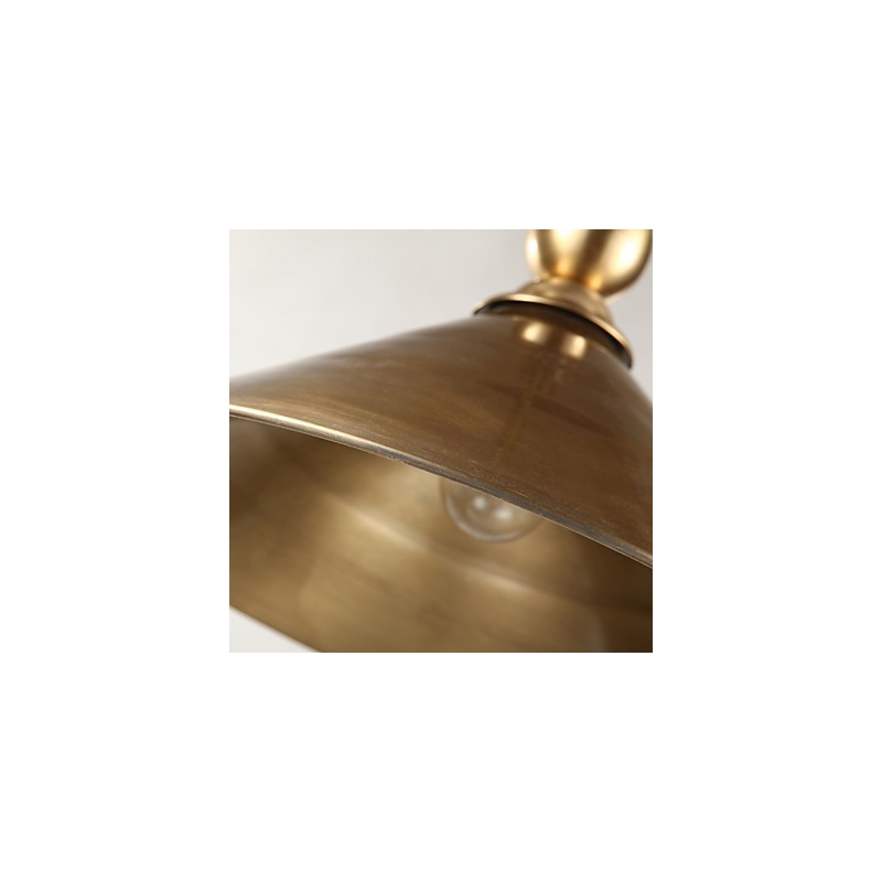 Lampada a sospensione classica in ottone, stile mini, metallo