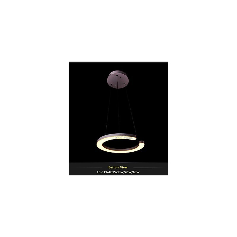 Lampada a sospensione LED moderna 3 livelli in acrilico, 3 lampadine incluse