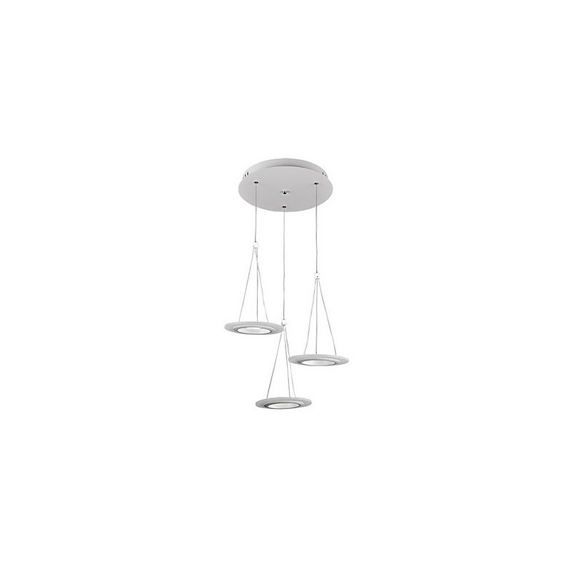 Lampada a sospensione LED in acrilico moderna, 3 lampadine