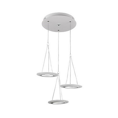 Lampada a sospensione LED in acrilico moderna, 3 lampadine