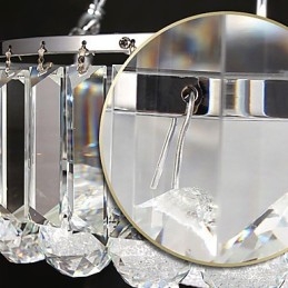 Lampada a sospensione cristallo moderna contemporanea in vetro bianco