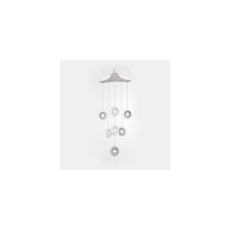 Lampada a sospensione moderna 63 W LED in acrilico, 3 livelli