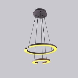 Lampada a sospensione LED moderna a 3 livelli in acrilico 60W