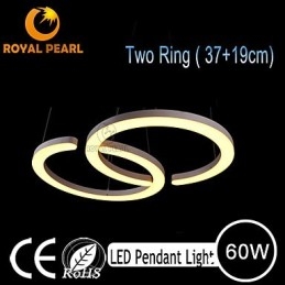 Lampada a sospensione LED moderna a 3 livelli in acrilico 60W