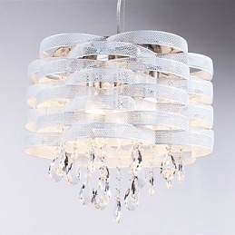 Lampada a sospensione in cristallo 3 luci moderna