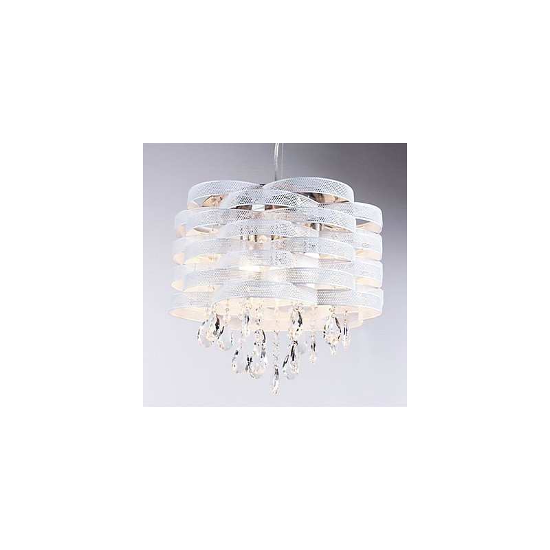 Lampada a sospensione in cristallo 3 luci moderna