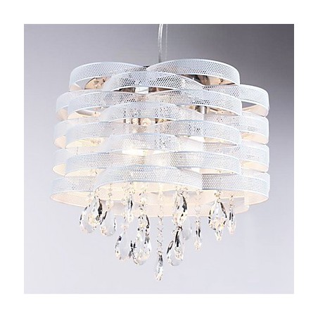 Lampada a sospensione in cristallo 3 luci moderna