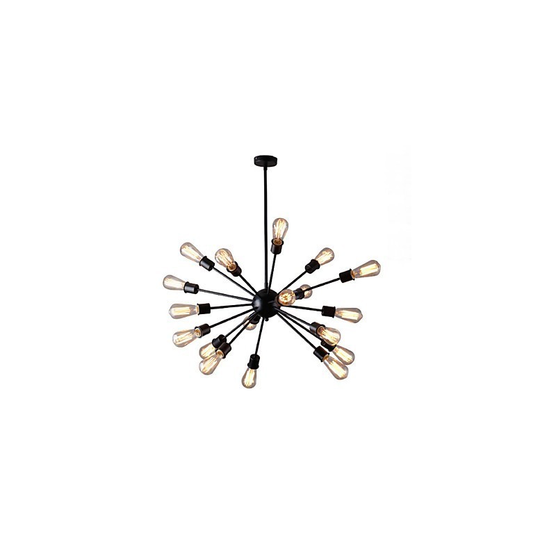 Lampada a sospensione moderna a 20 luci con design radiale