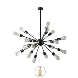 Lampada a sospensione moderna a 20 luci con design radiale