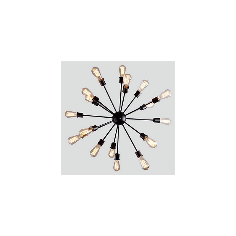 Lampada a sospensione moderna a 20 luci con design radiale