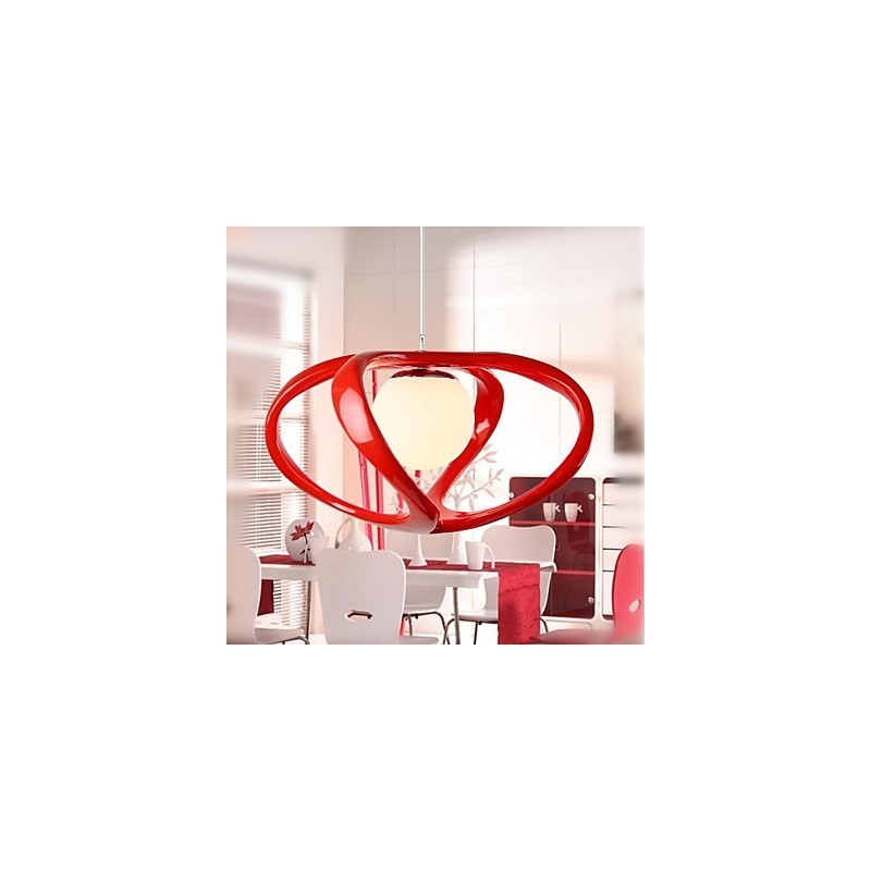 Lampada a sospensione moderna contemporanea in resina e vetro
