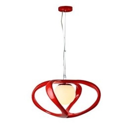Lampada a sospensione moderna contemporanea in resina e vetro