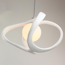Lampada a sospensione moderna contemporanea in resina e vetro