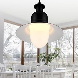 Lampadario a sospensione moderno semplice artistico 1 luce