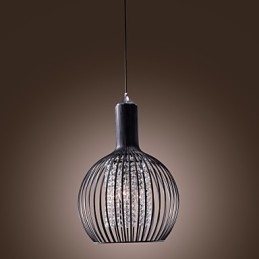 Lampada a sospensione mini in cristallo moderna ed contemporanea, elettroplaccata