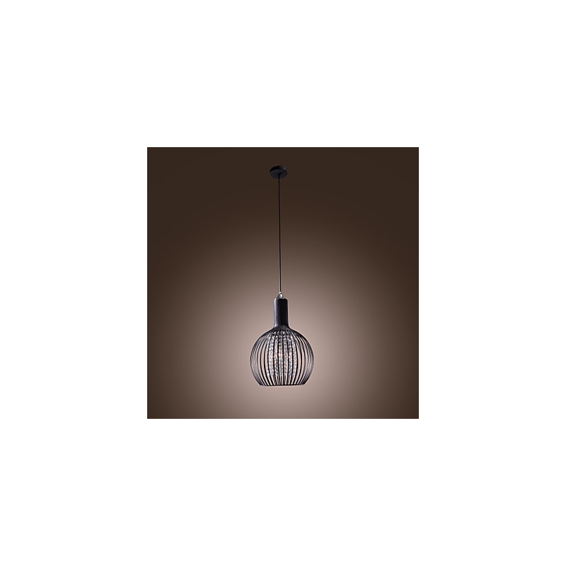 Lampada a sospensione mini in cristallo moderna ed contemporanea, elettroplaccata