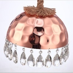 Lampadario a sospensione country americano in corda, stile creativo