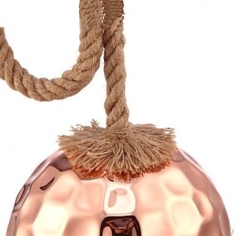 Lampadario a sospensione country americano in corda, stile creativo