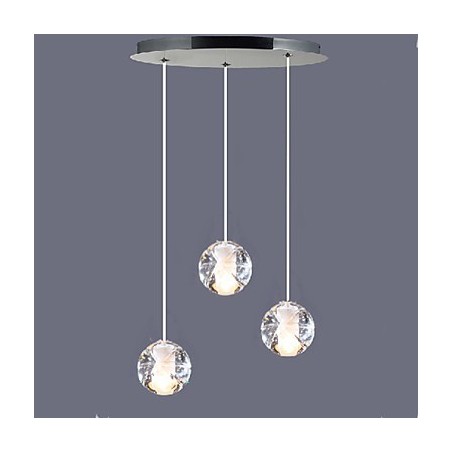 Lampadario a sospensione in cristallo Hail 3B