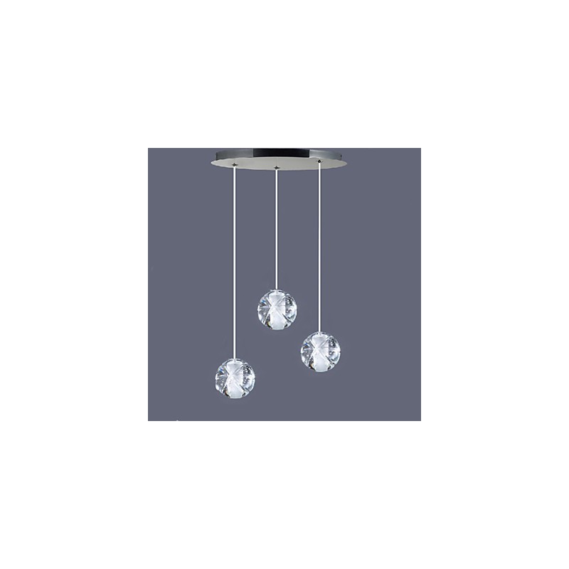 Lampadario a sospensione in cristallo Hail 3B